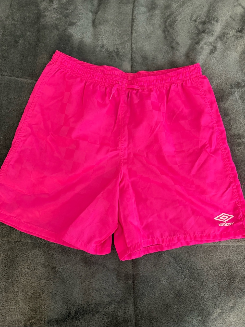 Umbro Neon Pink Soccer Shorts